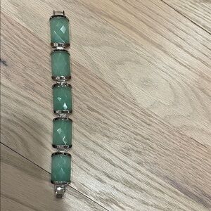 Elegant Green Stone Bracelet